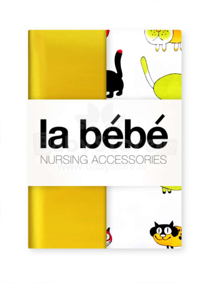 La Bebe™ Set 100x140/105x150/40x60 Art.81053 Cats Комплект детского постельного белья из 3х частей 100x140, 105x150, 40x60 cm