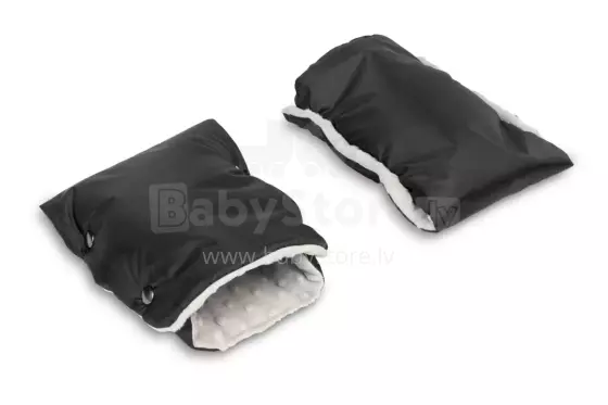 Sensillo  Muff Art.85090 Black rankoms šildantis polarmuffas vežimėliams (universalus)