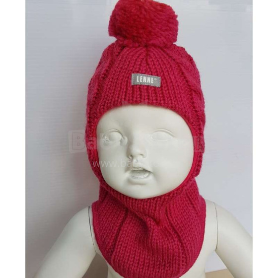 Lenne '18 Niki Art.15578-17578/186 Теплая вязанная шапка шлем для малышей