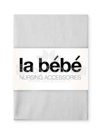 La Bebe™ Sleep Satin 100x135 Art.82516 Grey duvet cover