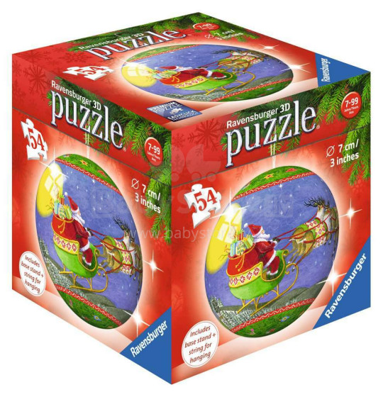 Ravensburger Puzzle Art. 11923 Puzzleball Christmas 54 pcs