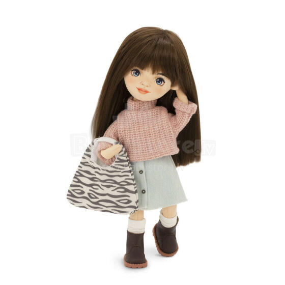 Orange Toys Sweet Sisters Sophie in a Denim Skirt Art. SS03-15 Minkšta žaislinė lėlė Sofija džinsiniame sijone (32 cm)