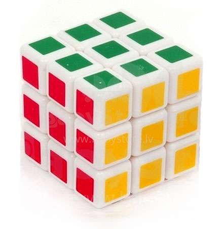 Žaislai.120K1379 Klasikinis Rubiko kubas [kubas-rubinas] 5,5x5,5 cm