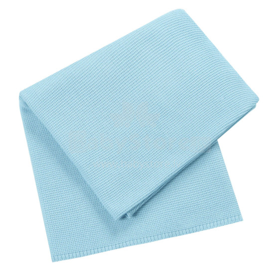 Kids Blanket Cotton/Bambuk  Art.P007 Blue Детское одеяло/плед из натурального хлопка 75х100см