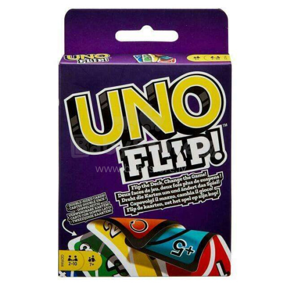 Mattel Uno Flip  Art.GDR44   Оригинальная настольная игра - карты Уно