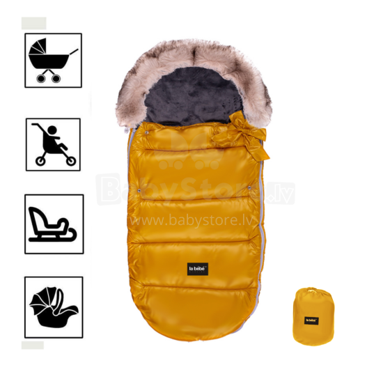 Babylove Winter Footmuff Art.83956 Universalus šiltas miegmaišis rogėms / vežimėliams