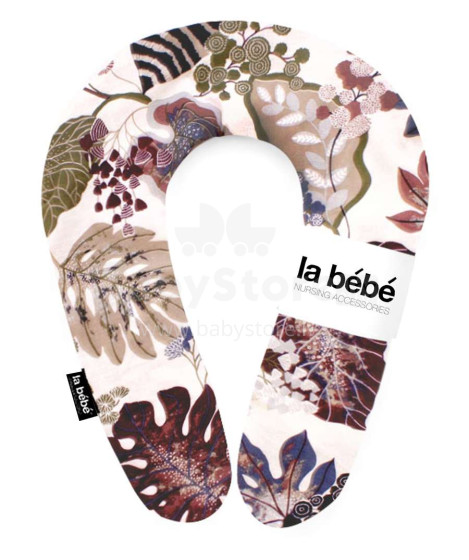 La Bebe™ Snug Cotton Nursing Maternity Pillow Art.85491 Autumn Art Purple