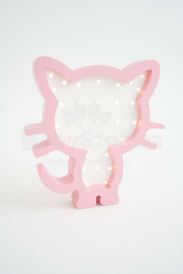 HappyMoon Cat Art.NL CAT 5/1 Pink Nakts-lampa