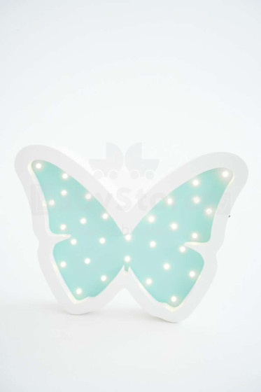 HappyMoon Butterfly Art.85984 Turquoise Ночник-светильник со светодиодами
