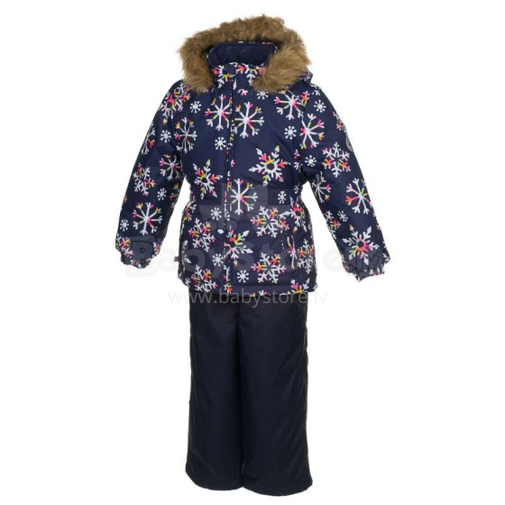 Huppa '18 Wonder Art.41950030-71686 Šilta kūdikių žieminė šiltų kostiumų striukė + kelnės (92-140 cm)