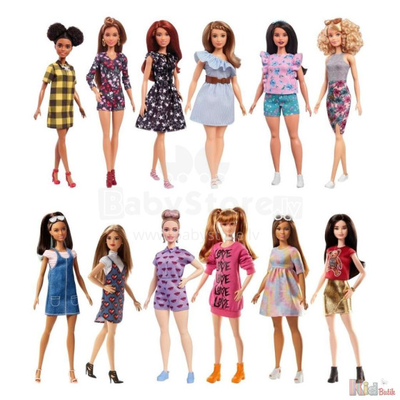 Mattel Barbie Fashionistas Doll Art.86326  Кукла Барби