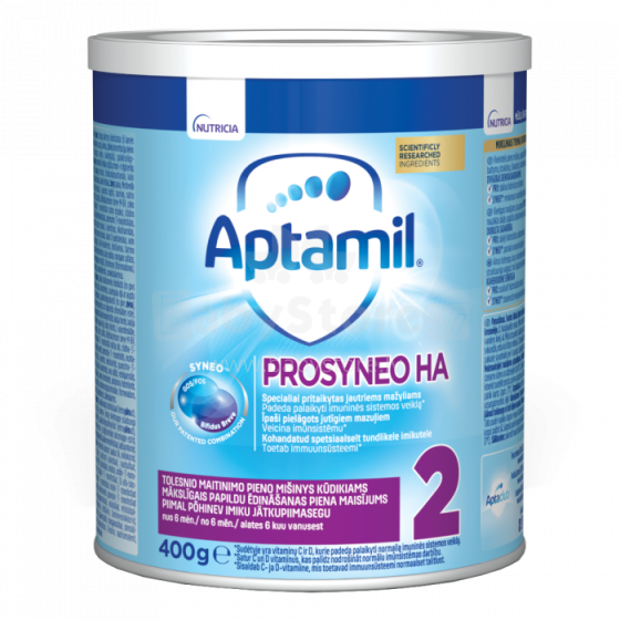 Aptamil HA 2 Art.651953 гиппоаллергенная адаптированная молочная смесь, с рождения, 400гр