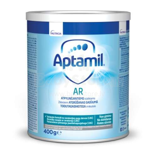 Aptamil AR  Art.646530 mākslīgais piena maisījums, no 0 mēn., 400g