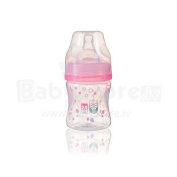 „BabyOno Art.402“ kolikinis maitinimo butelis su plačiu kaklu 120ml