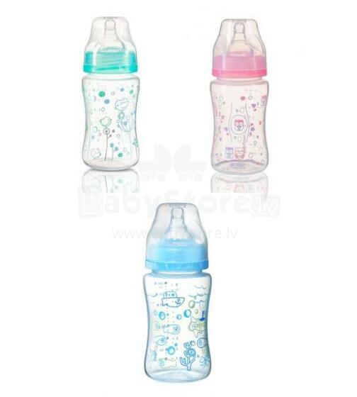 „BabyOno Art.403“ koliko maitinimo buteliukas plačiu kaklu 240ml