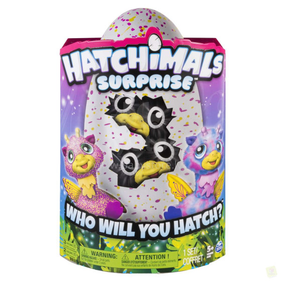 „Hatchimals“ art. 6041889 Interaktyvūs didelių kiaušinių dvyniai