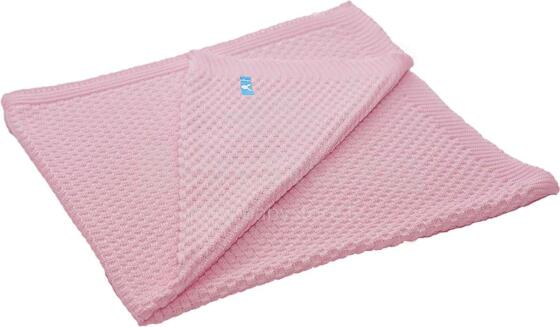 „Wallaboo Eden Pink“ gaminys. WBE.0214.4703 Vaikiškos antklodės iš ekologiškos medvilnės, 70x90 cm