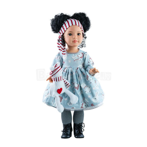 Paola Reina Mei  Art.06563   Модная виниловая кукла с шёлковыми волосами и ванильным ароматом, ручная работа