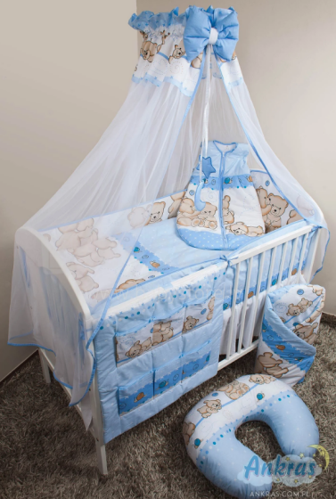 Ankras Baby Giraffe K6 90941 medvilninis patalynės komplektas iš 6 dalių