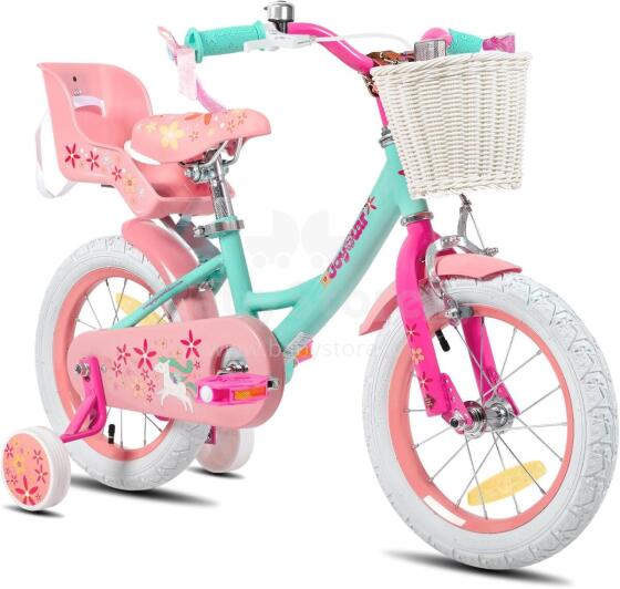 Joystar Kids Bike Wheels Collas 12'  Art.92090 Mint Vaikų dviratis su dviračiu