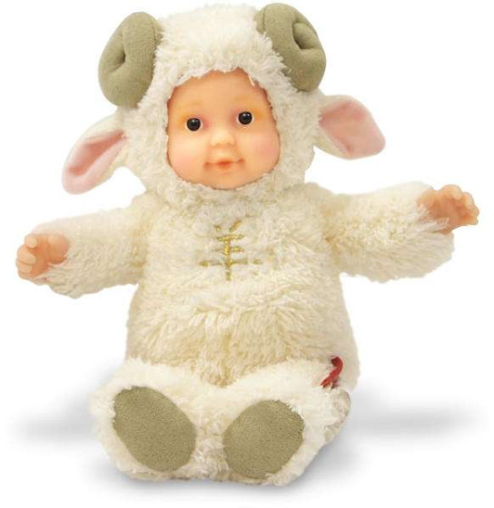 Anne Geddes Baby Sheep Art.579501 Кукла авторская Младенец-овечка ,20 см