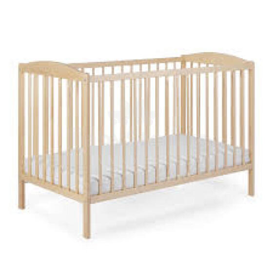 La Bebe™ Kids Wood Cot Sosna Tomi 5 Art.92430 Natural Children's wooden crib 120x60 cm