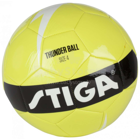 Stiga Thunder Lime Art.84-2721-14 futbola bumba 4 izmērs