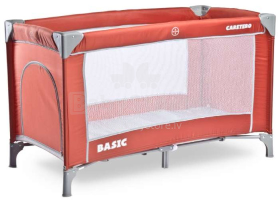 Caretero Basic Col.Red Манеж-кровать для путешествий