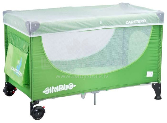 Caretero Simplo Col.Green Манеж-кровать для путешествий