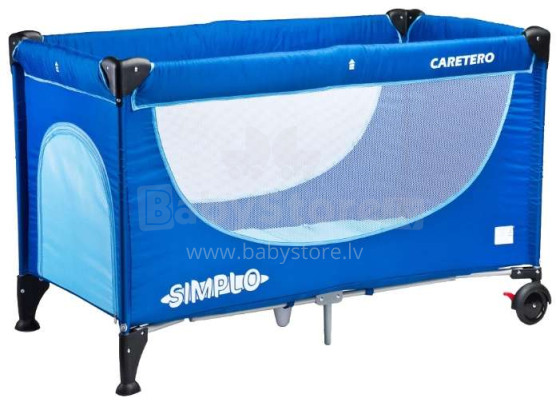 Caretero Simplo Col.Blue Манеж-кровать для путешествий
