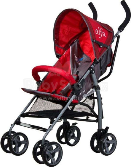 Caretero Alfa Col.Red Детская прогулочная коляска