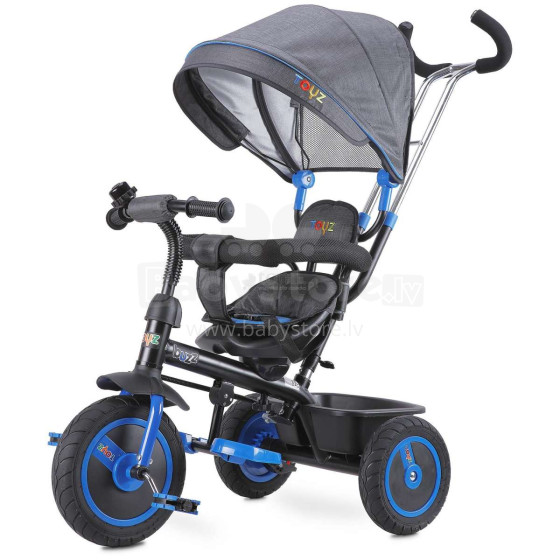 Caretero Toyz Buzz  Col.Blue Детский трехколесный велосипед - трансформер с интегрированной функцией прогулочной коляски