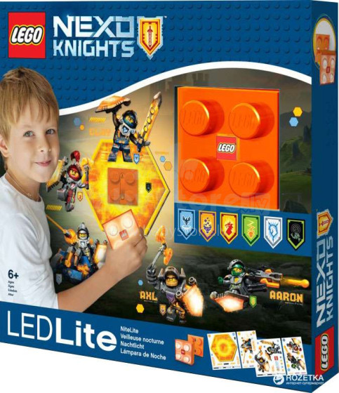 „Lego Nexo Knights Art.LGL-NI7“ sieninis šviestuvas