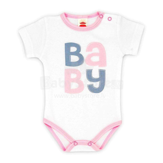 „Makoma Art.03136KR Body Baby Baby“ kūdikių kostiumai trumpomis rankovėmis (56–80 cm)