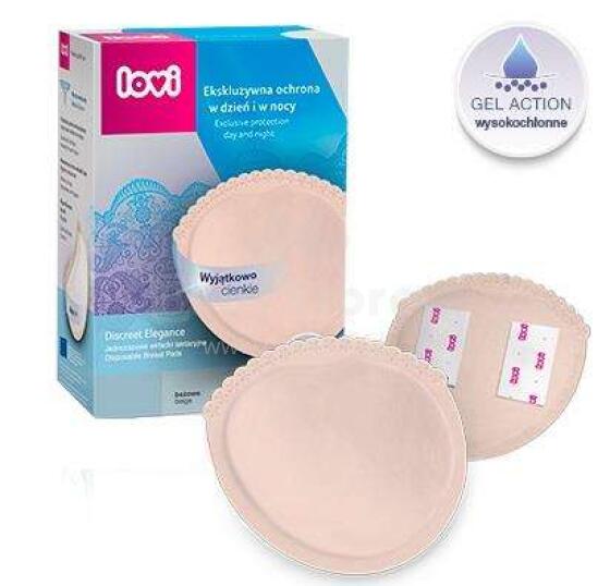 Lovi Discreet Elegance Beige Art.19 / 610 Krūtinės pagalvėlės motinoms 20vnt.