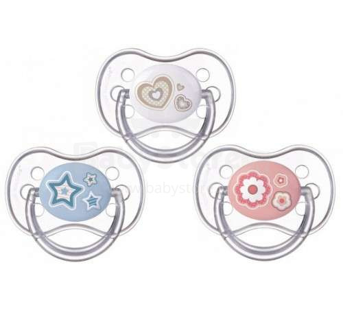 Canpol Babies Newborn Baby Art.22/582 Silicone symmetrical soother 18m+