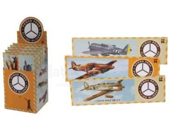 Keycraft Small Asst Poly Gliders Art.GL08 3D polistirolo dėlionė Lėktuvas