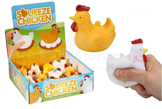 Kids Krafts Art.NV191 Squeezy Squishy  Toys for Stress Sensory, Squeeze the  Chicken