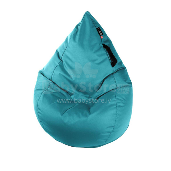 Qubo™ Splash Drop Aqua Pop Art.94000  Sēžammaiss Puffs, Mīkstais bean bags