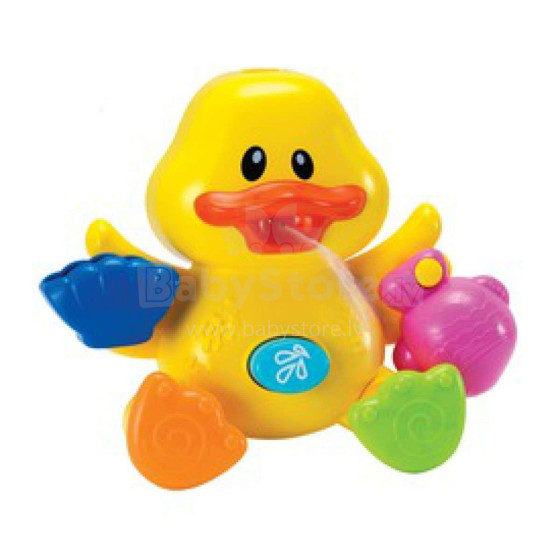 „Winfun“ straipsnis. 7108 linksmas vandens purškalas „N Smile Pal Duck“ vonios žaislų antis