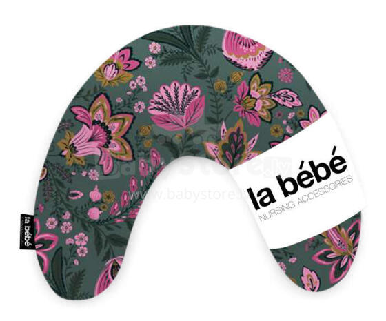 „La Bebe ™ Mimi“ pagalvė, 9422 rusvų taškų atrama pasagos pagalvėlei 19x46cm