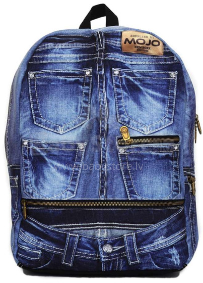 Mojo Denim Jeans Art.KZ9983500 Спортивный рюкзак с анатомической спинкой