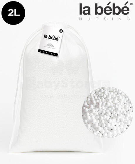 La Bebe™ Light Refill 2 L Art.9432 Filling for Poufs and Bean Bags (DIY) — Polystyrene Beads