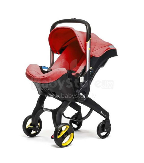 „Doona ™“ kūdikių automobilinė kėdutė raudona / „Love Art“. SP150-20-003-015 Automobilių sėdynė - naujos kartos vežimėlis 2 iš 1