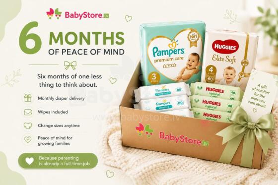 🎁 6 Months of Peace of Mind  Guodžiamoji dovana tiems, kurie jums rūpi.