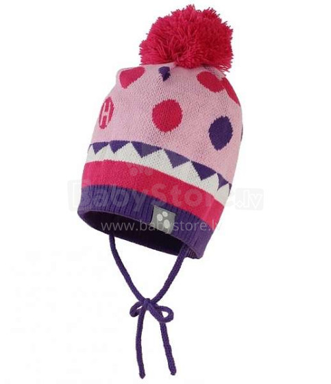Huppa '18 Peeta Art.80170000-70003 Megzta kūdikių žieminė kepurė su medvilniniu pamušalu (dydis SM)