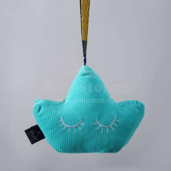 „La Millou“ aksomo kolekcija „Rattle Baby Crown“ 95295 „Soft Rattle Crown“