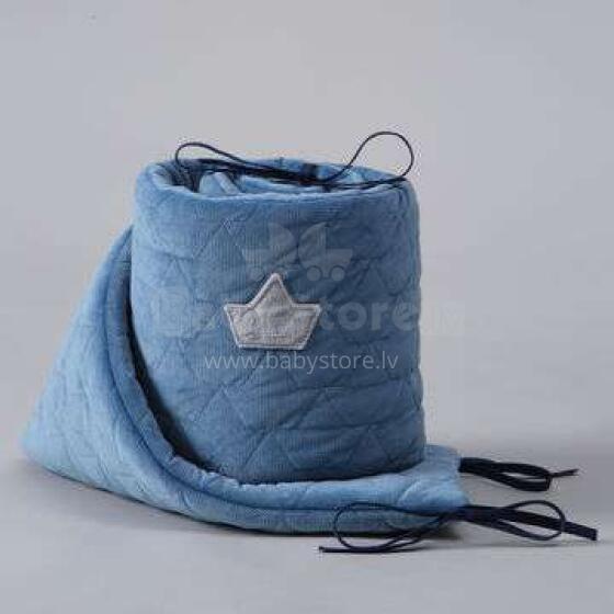 La Millou Velvet Collection Bed Bumper Denim Art.95342