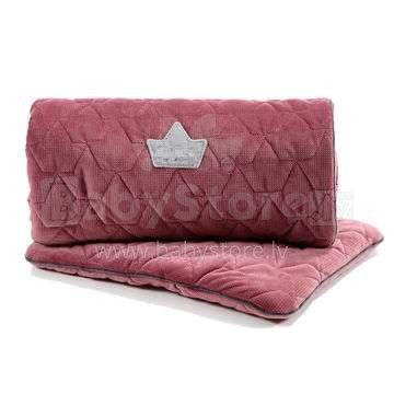 La Millou Velvet Collection Set Blanket&Mid Pillow  Mulberry Art.95361