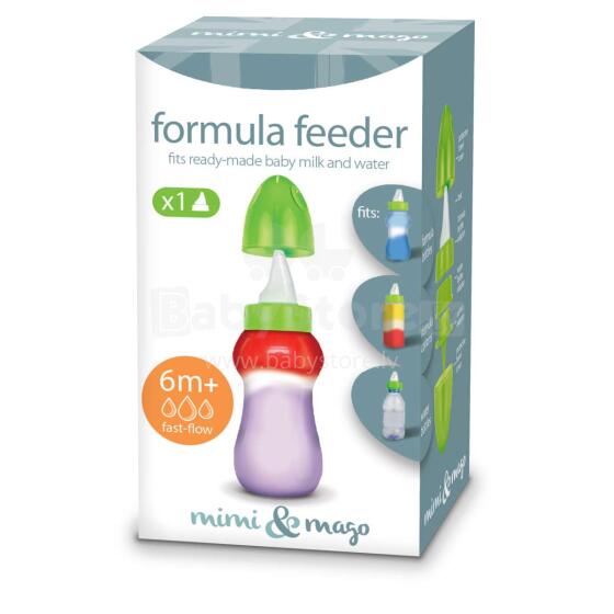 „Mimi & Mago Formula Feeder 6m + Fast Flow Teat“ 95496 buteliukų dangtelis